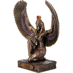 Mini statueta mitologica zeita egipteana Isis 8 cm - Img 8
