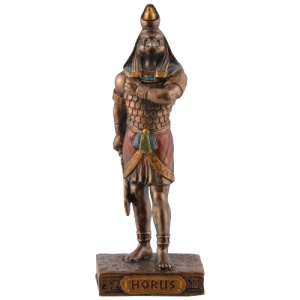Mini statueta mitologica zeul egiptean Horus 9 cm