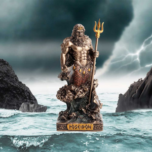 Mini statueta zeul marii Poseidon 8.5cm - Img 7