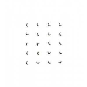 Cercel studs piercing pentru nas din argint Semiluna