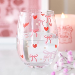 Pahar de vin Bow and Heart, capacitate 450 ml - Img 4