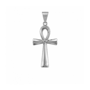 Pandantiv Ankh (Crucea Vietii) din Otel Inoxidabil 304 – Talisman Viata si Protectie, 41 mm