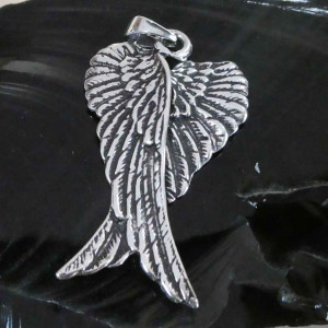 Pandantiv argint Aripi de Inger 5 cm - Img 1