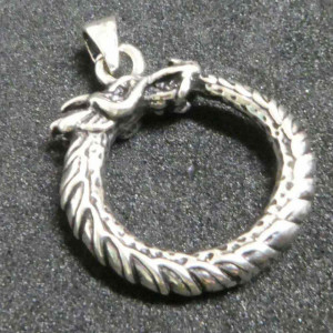 Pandantiv argint Ouroboros 3.2cm - Img 3