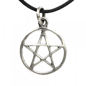 Pandantiv argint Pentagrama mica 2cm