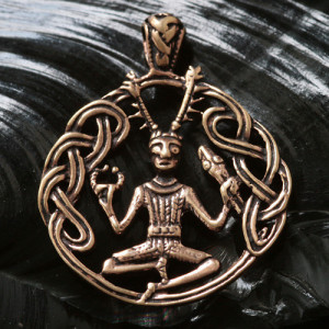 Pandantiv bronz Cernunnos 4.5cm