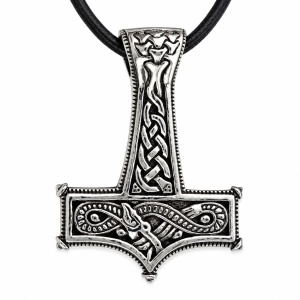 Pandantiv Ciocanul Celtic al lui Thor din inox, Etnox – simbol al protectiei si puterii, 4.2 cm