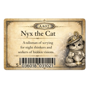 Pandantiv Pisica Nyx cu Glob de Cristal - Academia Artelor Arcane - Img 2