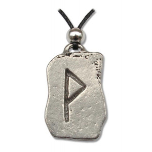 Pandantiv runa Wunjo, talisman pentru bucurie 2.8 cm - Img 1