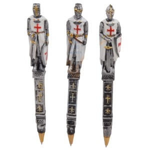 Pix rasina Cavaler Cruciat - alb 16cm