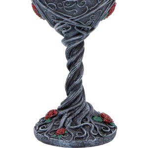 Pocal Corb Twilight Bloom – decor gotic si decor fantasy, 19.5 cm - Img 5