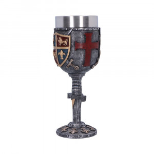 Pocal Sabie si Scut Medieval 19 cm - Img 6