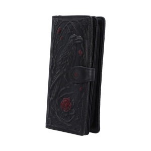 Portofel lung embosat corb Twilight Bloom (18.8 cm) - Img 2
