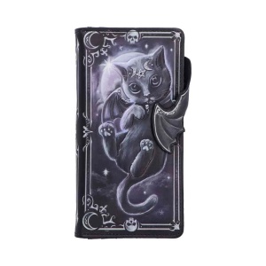 Portofel lung embosat pisicuta demonica Moon of Malpuss - Cult Cuties (18.5 cm)