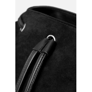 Rucsac din piele intoarsa ecologica cu broderie Iepurele Lunii - Img 5