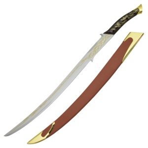 Sabie decorativa cu suport Stapanul Inelelor - Arwen, 97 cm