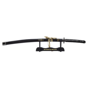 Sabie decorativa katana cu suport Kill Bill - Budd 95 cm - Img 3
