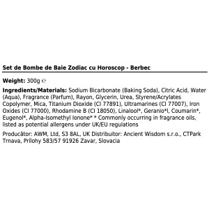 Set 2 bombe de baie artizanale cu mesaj ascuns Zodiac - Berbec - Img 4