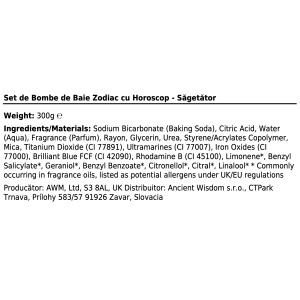 Set 2 bombe de baie artizanale cu mesaj ascuns Zodiac - Sagetator - Img 5