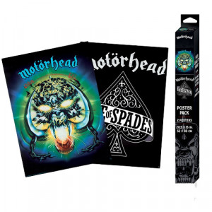 Decoreaza-ti peretele cu acest set de postere Motörhead , cu arta albumului Overkill  si Ace of Spades!