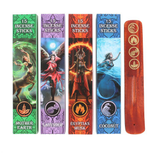 Set cadou de betisoare de tamaie cu suport Elemental Anne Stokes - Img 5