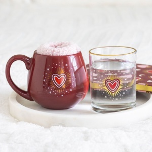 Set cana si sosete pufoase Sacred heart, capacitate 500ml - Img 4
