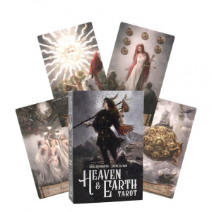 Set carti tarot cu brosura de instructiuni si carte despre arta tarotului Cerul si Pamantul - Img 1