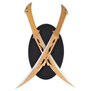 Set doua pumnale decorative cu suport Hobitul - Tauriel 49 cm