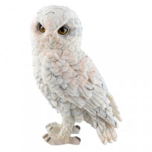 Statueta Bufnita Alba 14.5cm