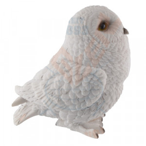 Statueta bufnita polara Intelepciunea Iernii 18 cm - Img 3