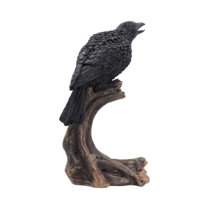 Statueta Corb Raven’s Caw – decor gotic si fantasy, 26.8 cm - Img 3
