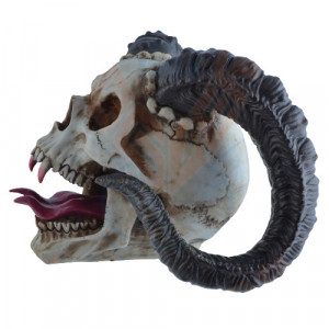 Statueta craniu demon Havoks Hellion 26cm - Img 4
