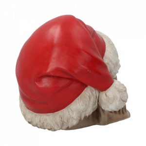 Statueta craniu Silent night 15.5 cm - Img 6