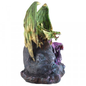 Statueta cu led Familia de dragoni 21 cm - Img 6