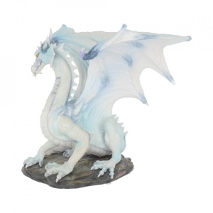 Statueta dragon alb Draconis 19cm - Img 3