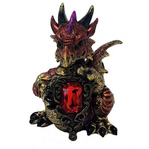 statueta cu dragon pazindu-si cristalul