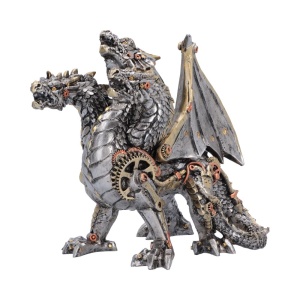 Statueta dragon steampunk Cogwork Trinity 15.4cm - Img 2