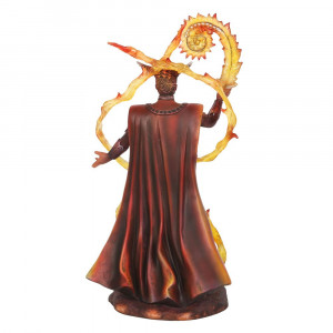 Statueta Elemental Magic - Vrajitorul Focului, Anne Stokes 23.5 cm - Img 3