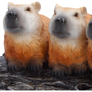 Statueta Familia Capybara – decor fantasy collector, 7 cm - Img 6