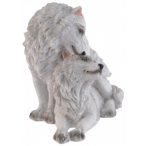 Statueta Lupi arctici - Iubire 14 cm - Img 4