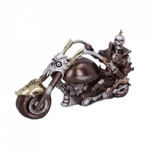 Statueta motocicleta Roti de otel 29cm - Img 1