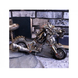 Statueta motocicleta steampunk Dracus Birota 29 cm - Img 5