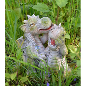 Statueta pentru exterior Gradina magica - Dragonei Funny Story 23cm - Img 4