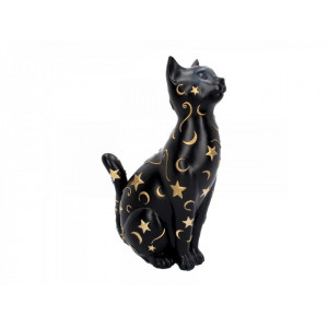 Statueta pisica neagra Constelatia Felis 26 cm - Img 1