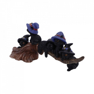 Statueta pisicute Purrfect Broomstick 27.5cm - Img 3