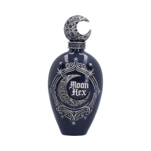 Statueta sticluta de potiune Moon Hex 15,5 cm - House of Obscura - Img 3
