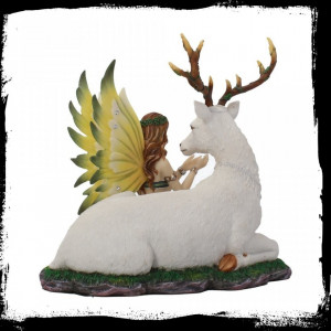 Statueta zana cu cerb Adoration 23.5 cm - Img 3