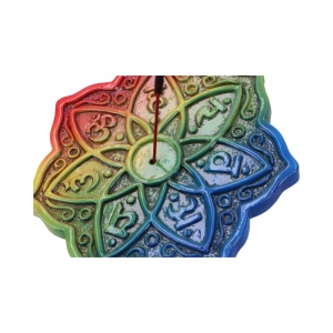 Suport betisoare tamaie Rainbow Meditation 12 cm - Img 3