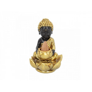 Suport conuri tamaie backflow Buddha Copil 10 cm - Img 1
