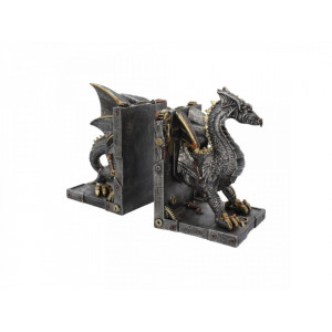 Suport lateral pentru carti dragon steampunk Dracus Machina 27 cm - Img 5